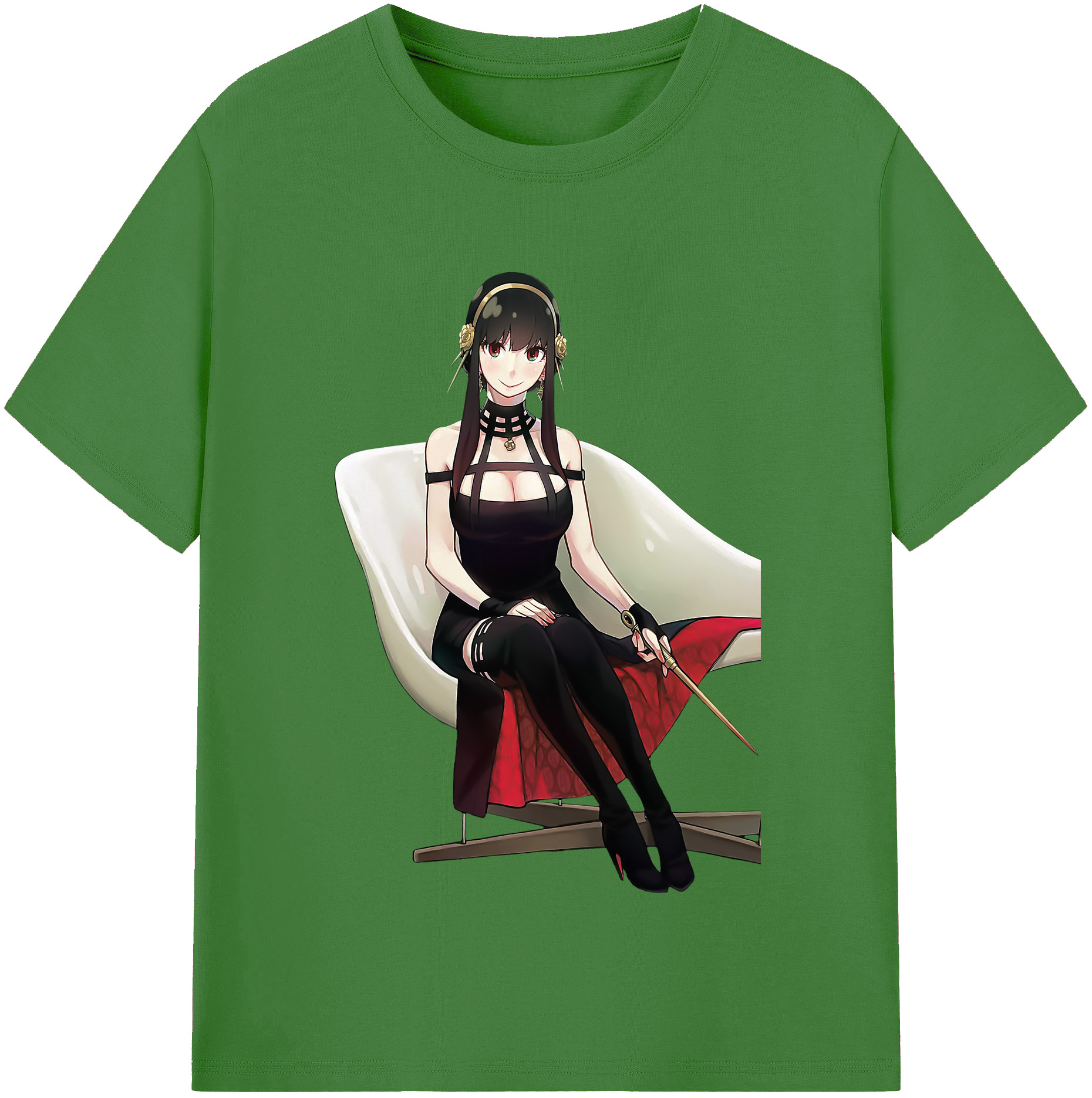 （画像用） SPY×FAMILY间谍家家酒 レディースカジュアルプリントTシャツ（綿100％）
